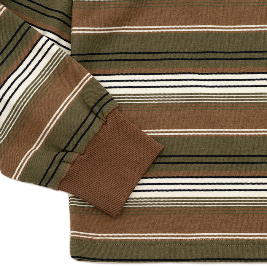 INTERBREED ( インターブリード ) French Terry Striped L/S Tee ボーダー ロングスリーブTシャツ