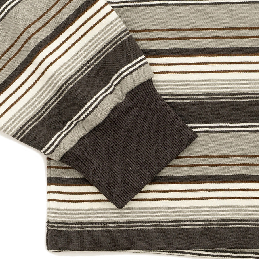 INTERBREED ( インターブリード ) French Terry Striped L/S Tee ボーダー ロングスリーブTシャツ