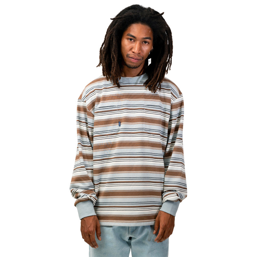 INTERBREED ( インターブリード ) French Terry Striped L/S Tee ボーダー ロングスリーブTシャツ