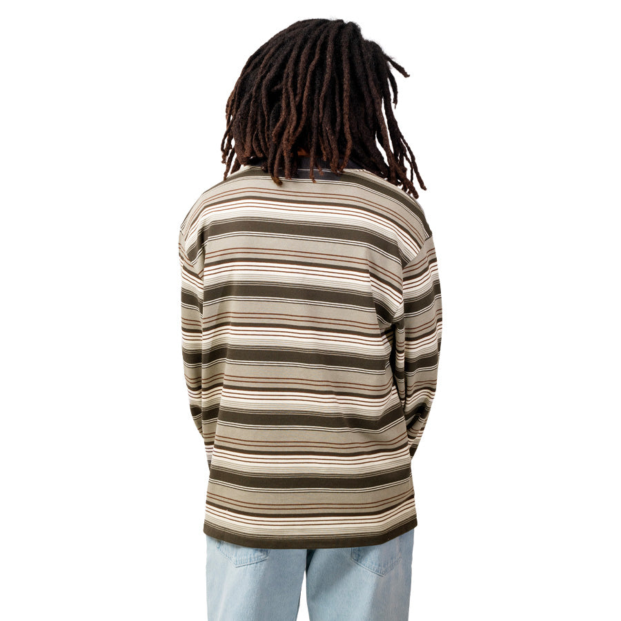 INTERBREED ( インターブリード ) French Terry Striped L/S Tee ボーダー ロングスリーブTシャツ