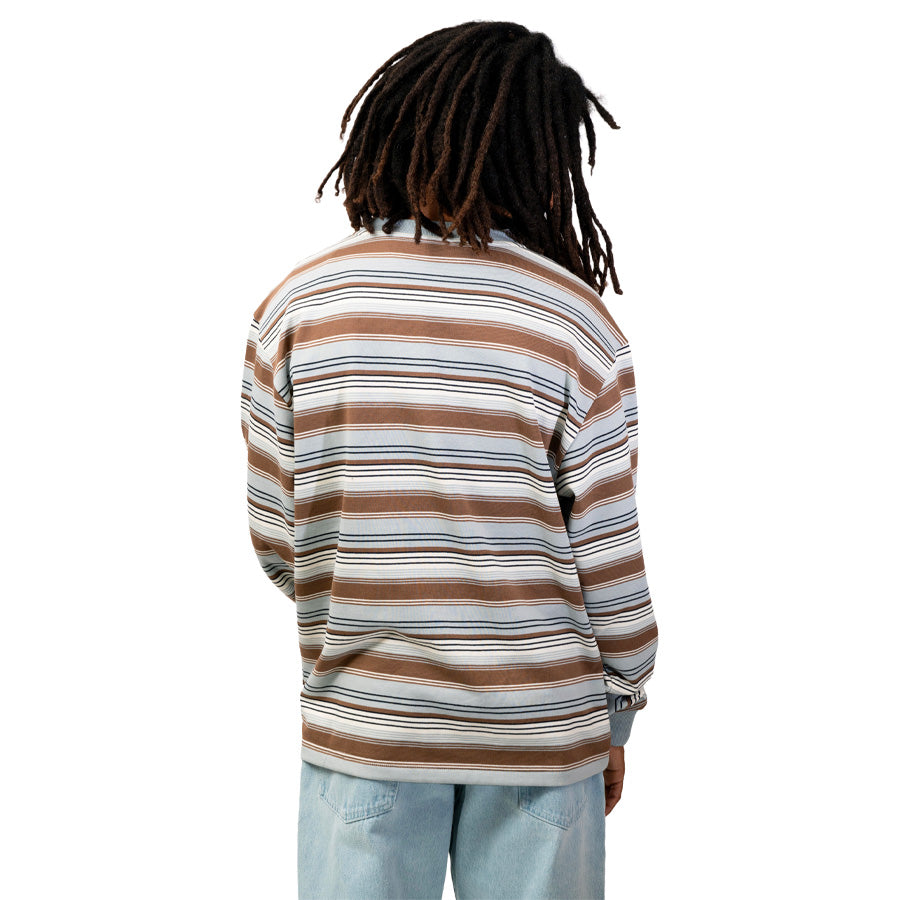 INTERBREED ( インターブリード ) French Terry Striped L/S Tee ボーダー ロングスリーブTシャツ