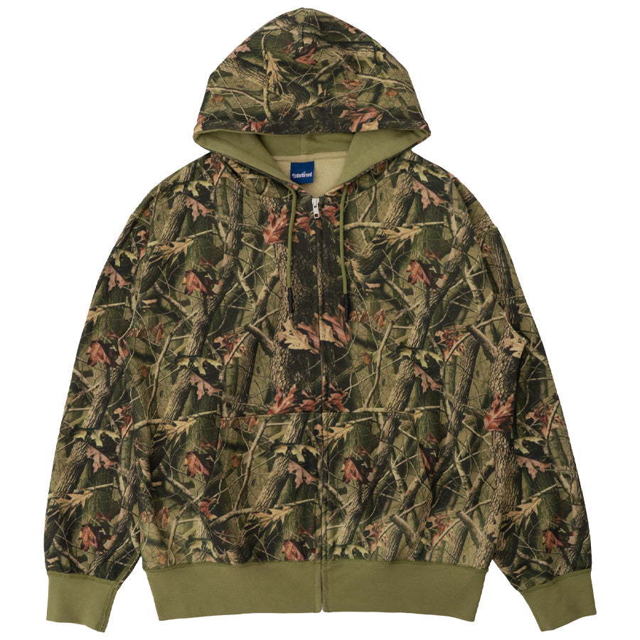 INTERBREED ( インターブリード ) Camouflage Heavy Weight Zip Hoodie ジップパーカー