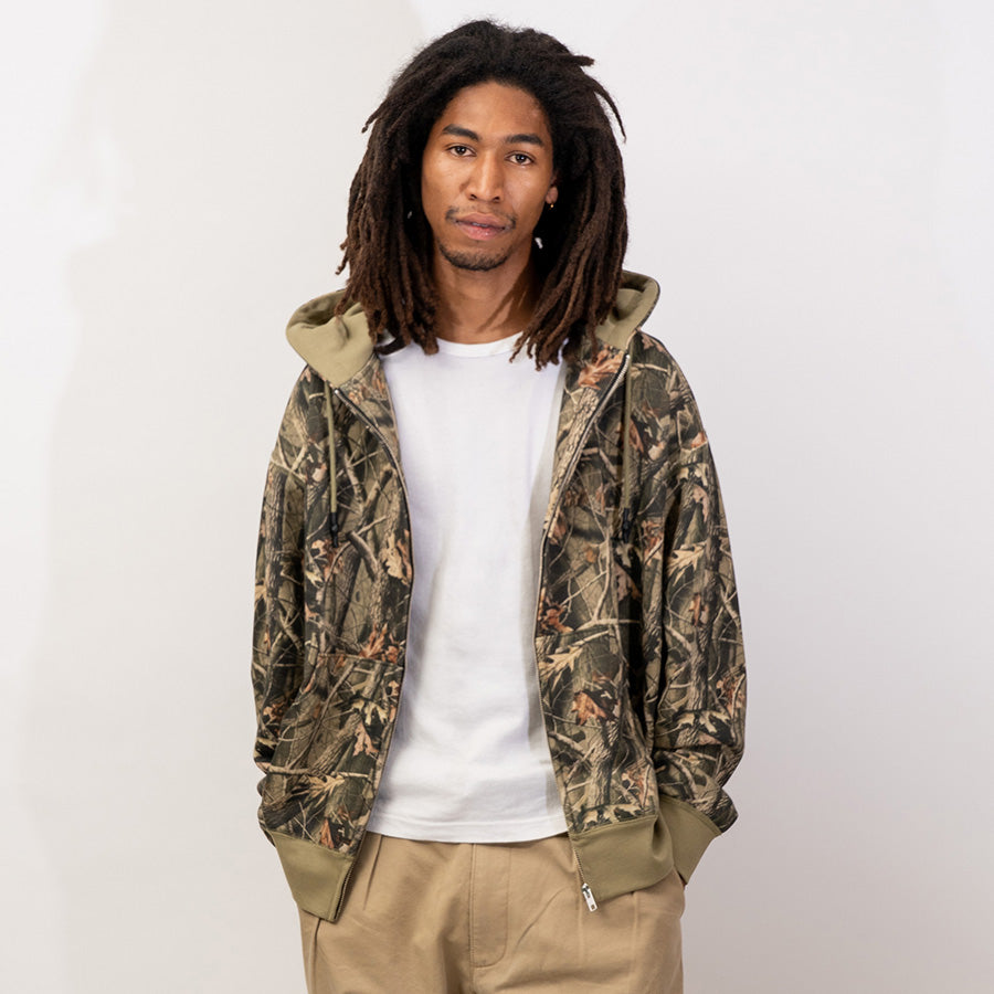 INTERBREED ( インターブリード ) Camouflage Heavy Weight Zip Hoodie ジップパーカー