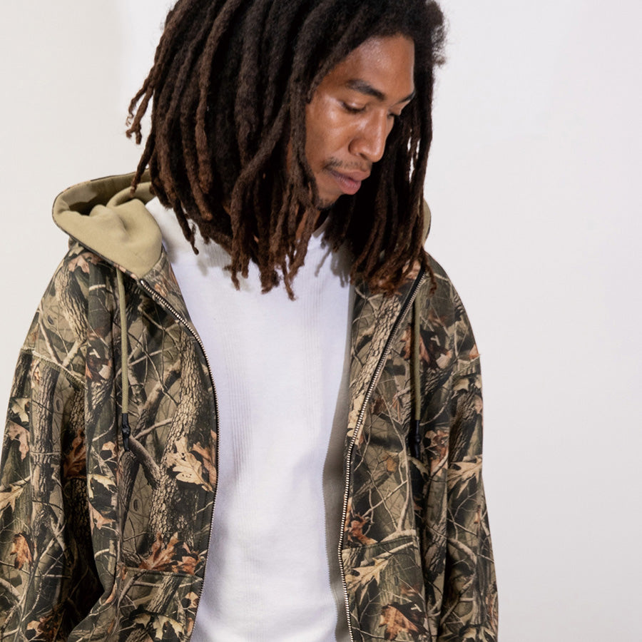 INTERBREED ( インターブリード ) Camouflage Heavy Weight Zip Hoodie