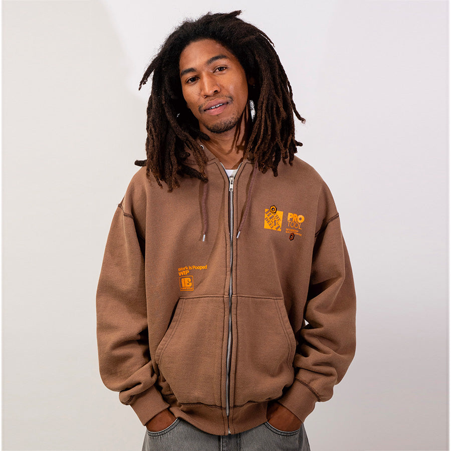 INTERBREED ( インターブリード ) WIP Faded Zip Hoodie ジップパーカー