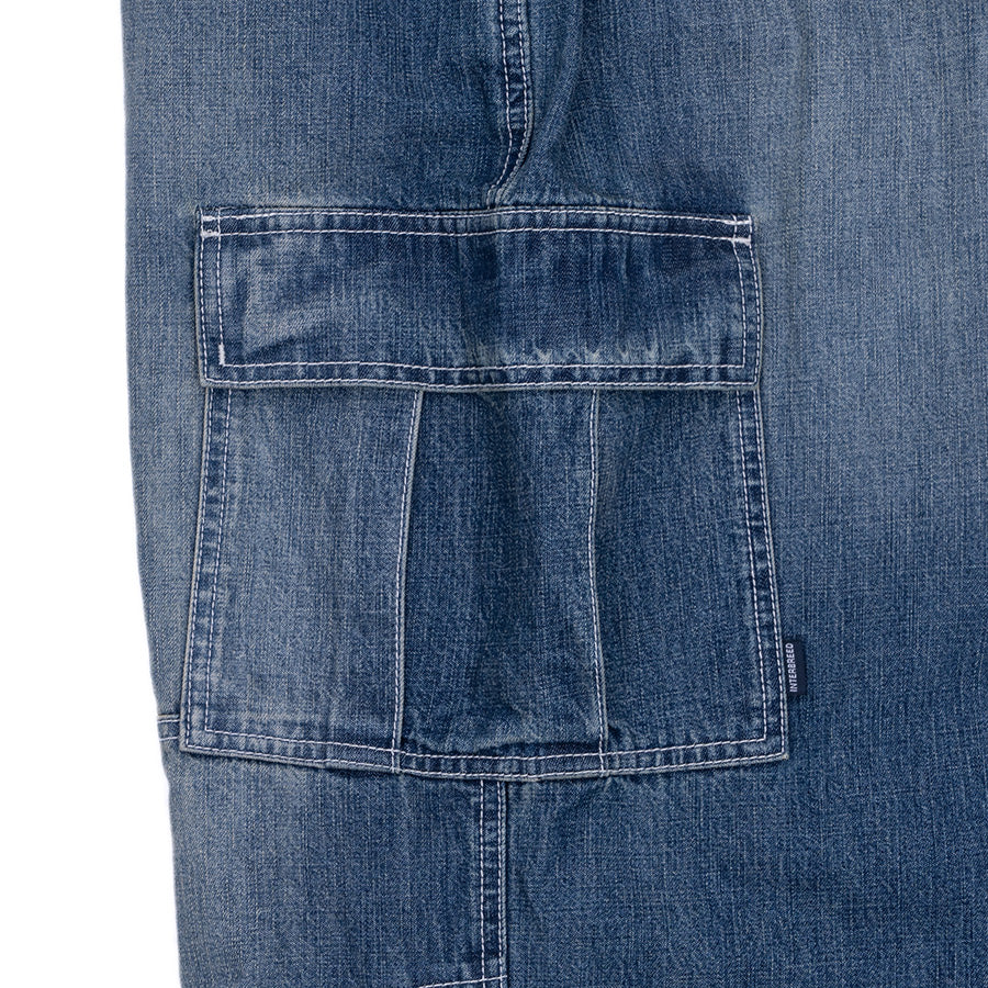 INTERBREED ( インターブリード ) ENGINEER DENIM CARGO PANTS