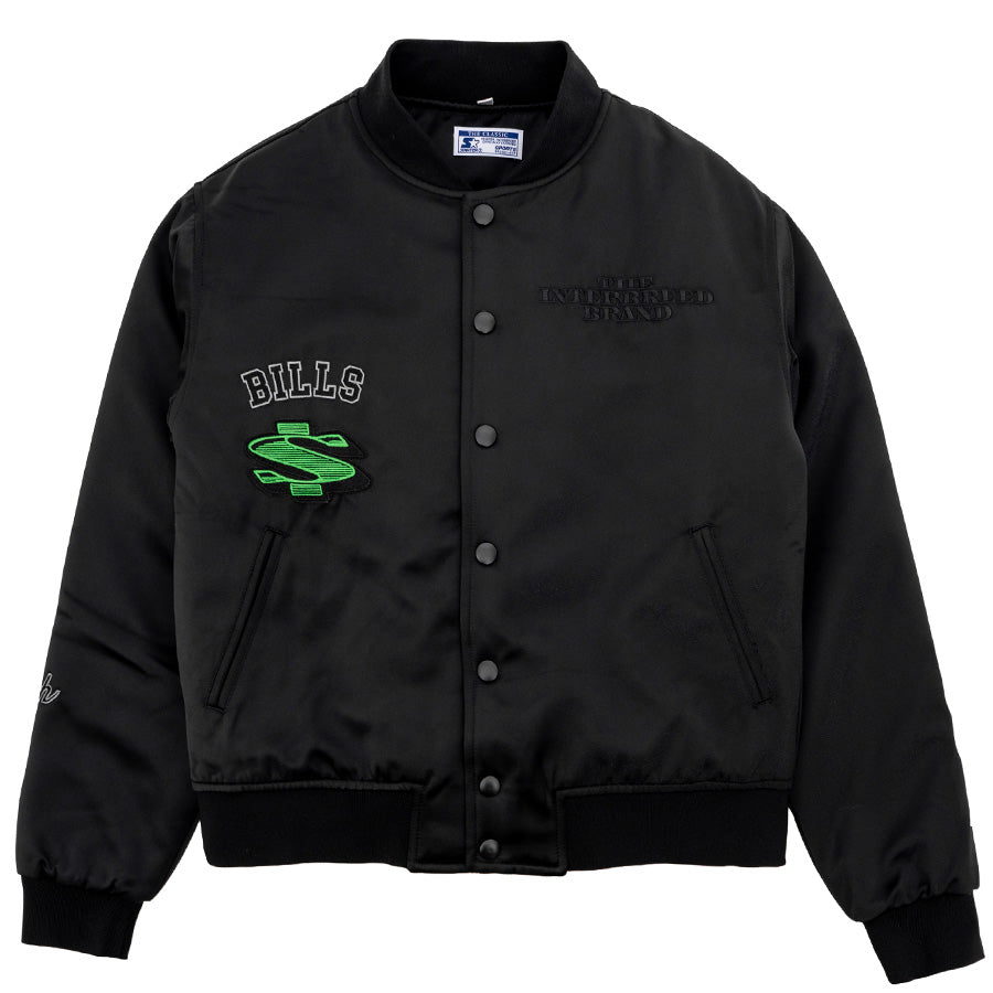 INTERBREED × STARTER ( インターブリード ) CASH MONEY JACKET サテン ジャケット IB26SP01