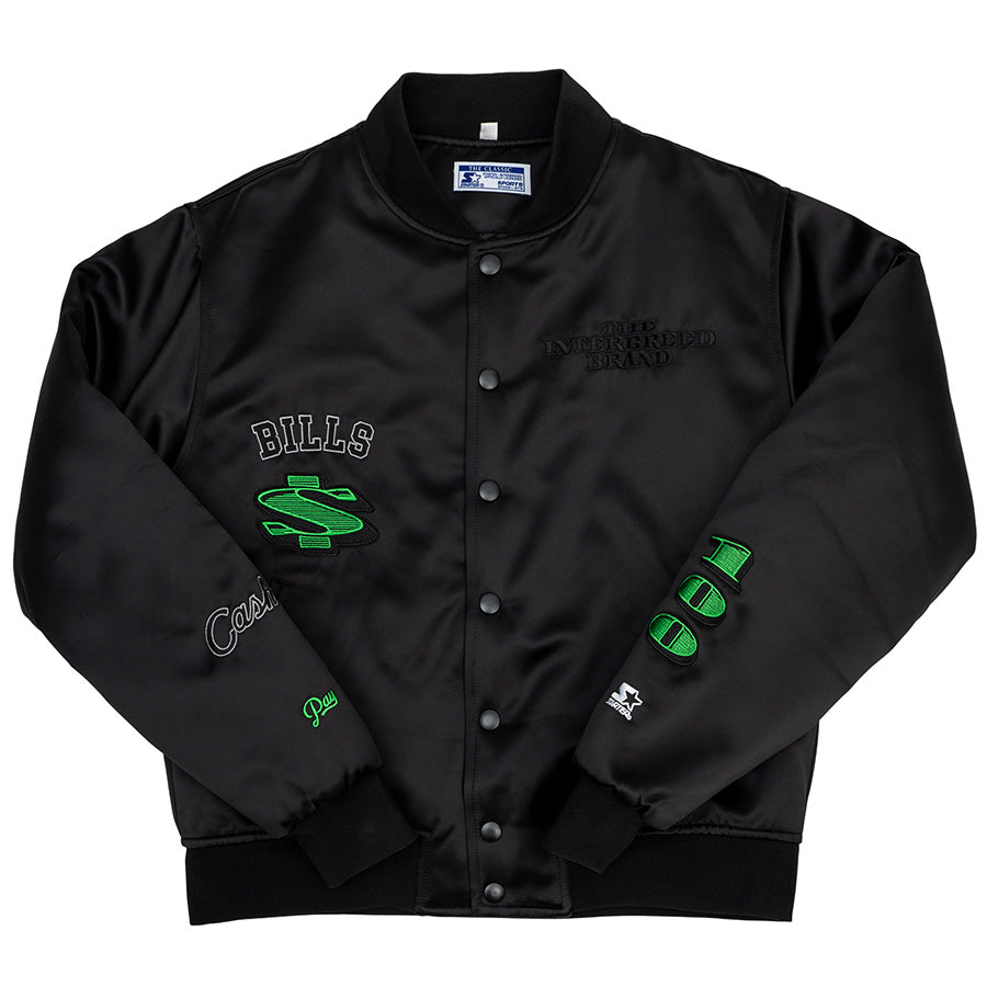 INTERBREED × STARTER ( インターブリード ) CASH MONEY JACKET サテン