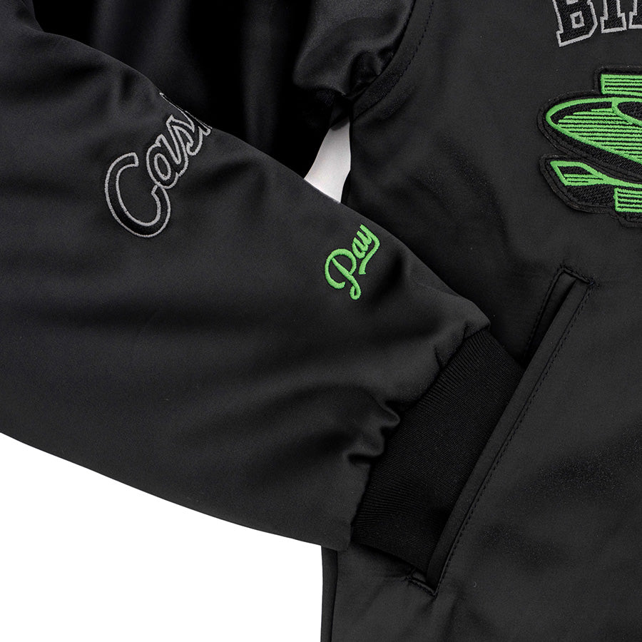 INTERBREED × STARTER ( インターブリード ) CASH MONEY JACKET サテン ジャケット IB26SP01