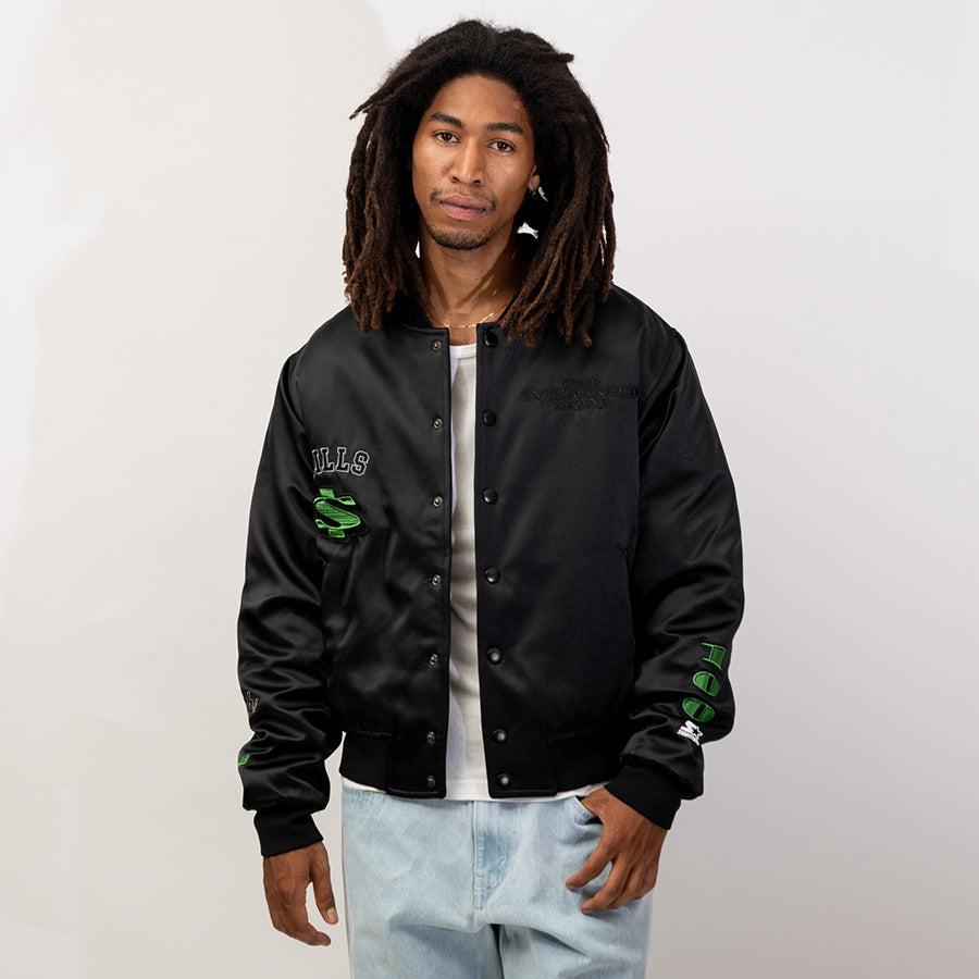 INTERBREED × STARTER ( インターブリード ) CASH MONEY JACKET サテン