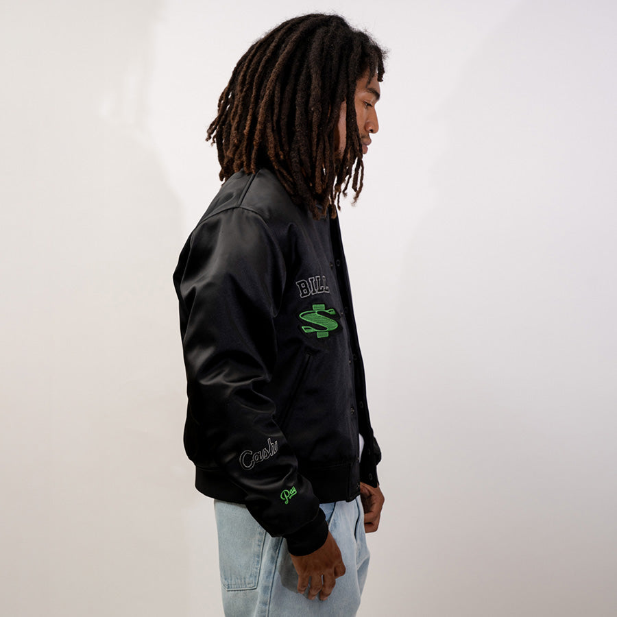 INTERBREED × STARTER ( インターブリード ) CASH MONEY JACKET サテン ジャケット IB26SP01