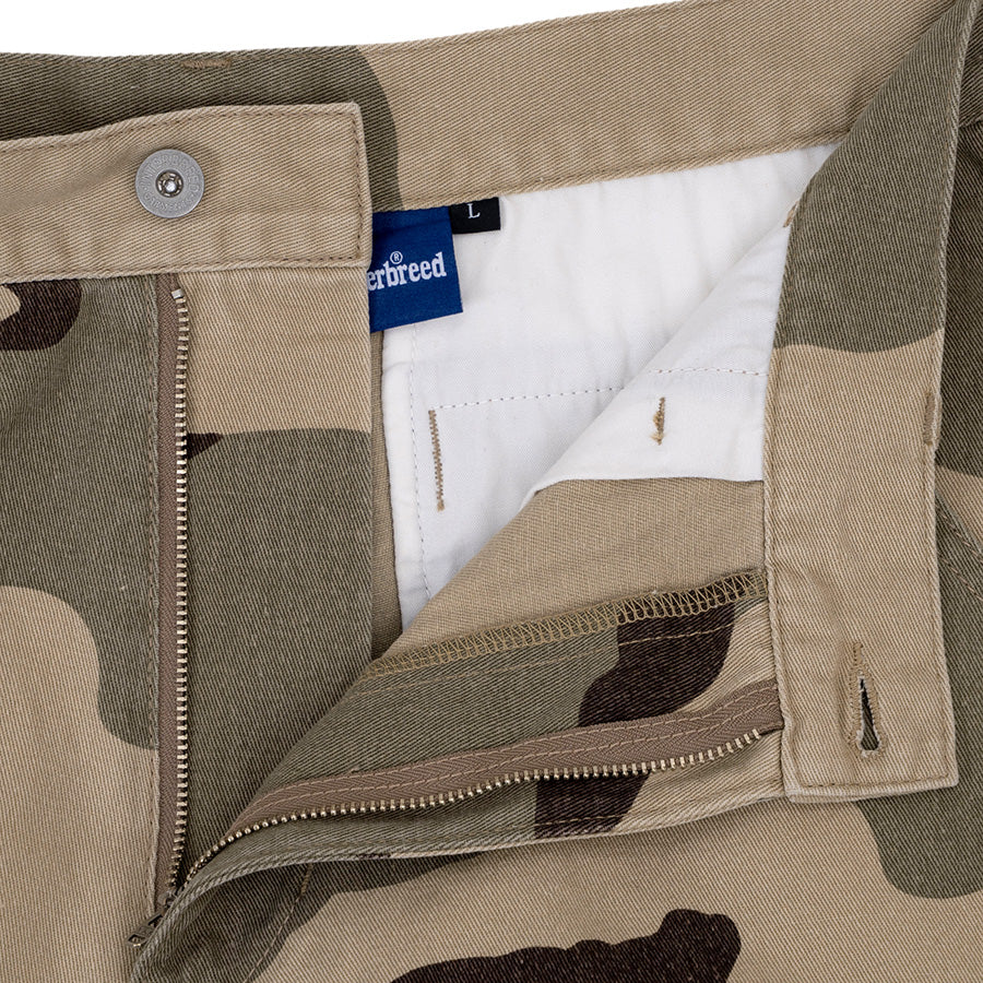 INTERBREED カモショーツ デザート フロント開放
