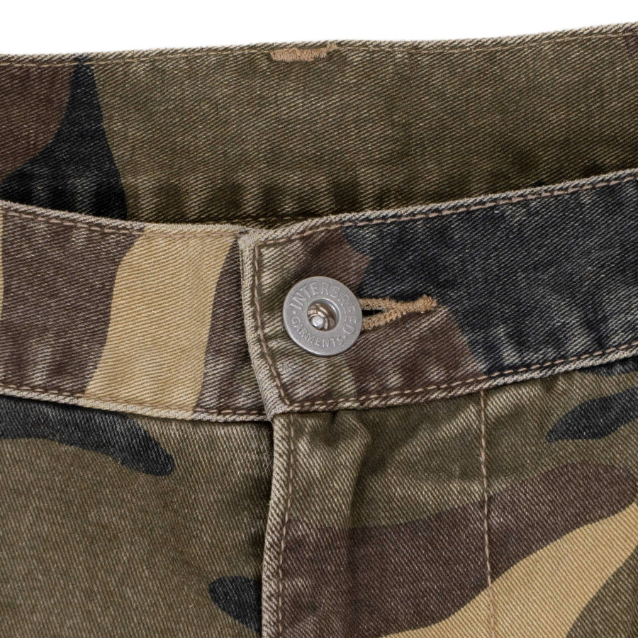 INTERBREED ドーナツボタン ディテール ウッドランド