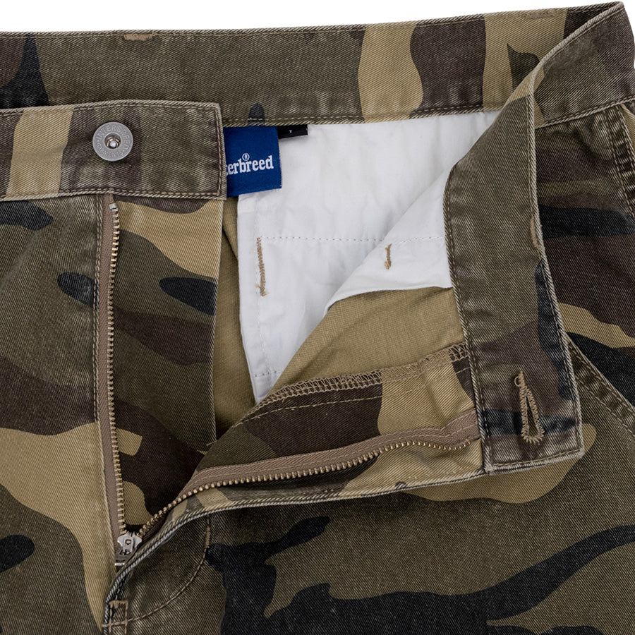 INTERBREED カモショーツ ウッドランド フロント開放