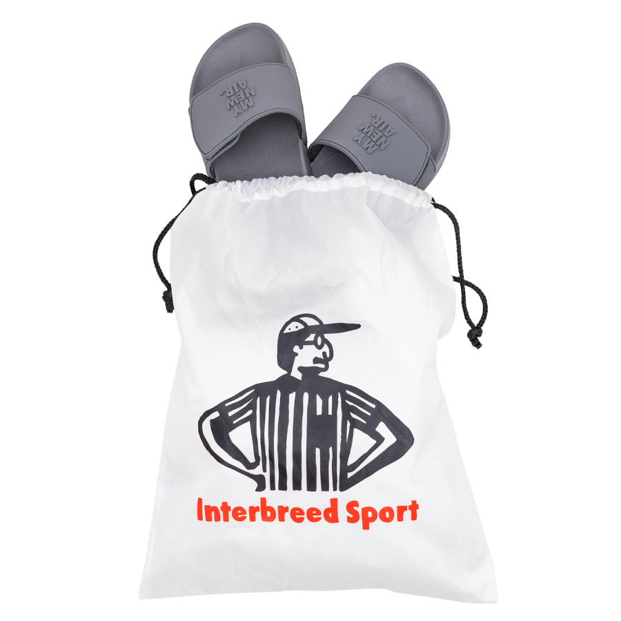 INTERBREED（インターブリード）MAX Slider with Shoe Bag サンダル＆シューバッグセット グレー IB26SS26