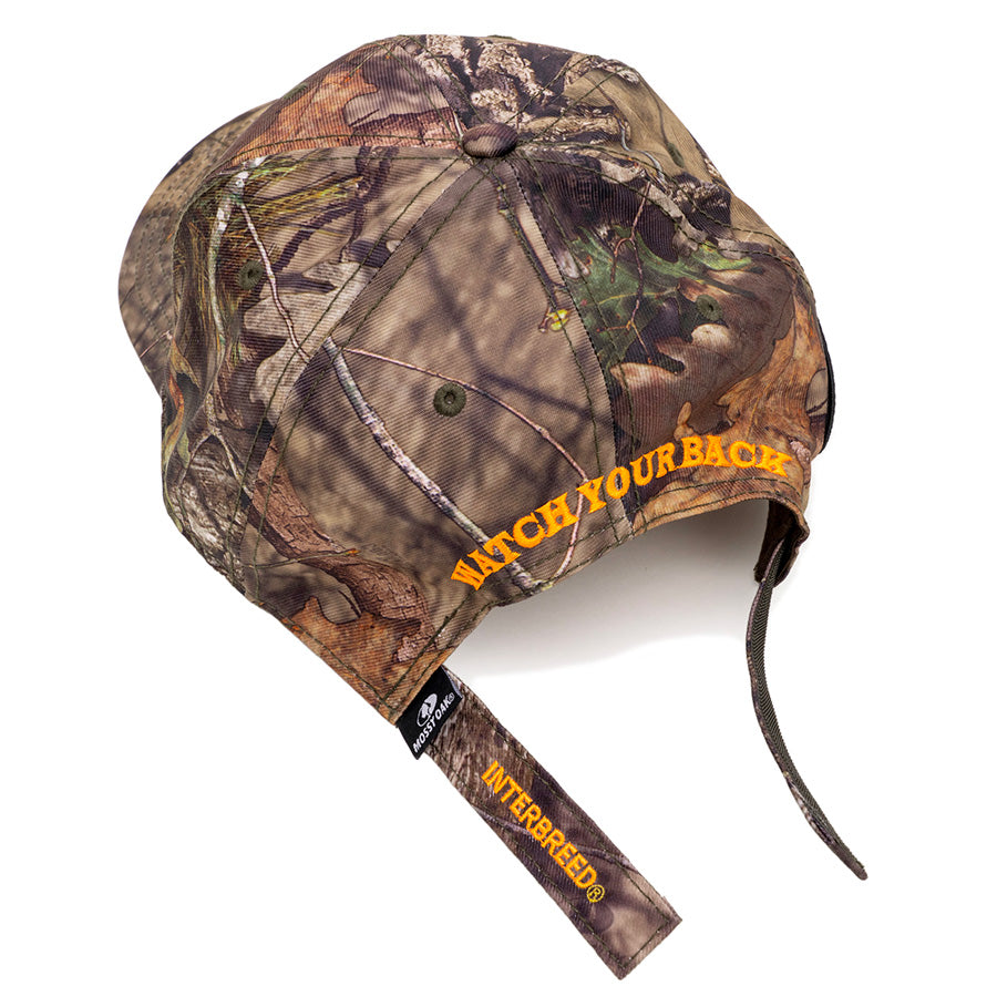 INTERBREED Mossy Oak Field Cap ベルクロアジャスター詳細