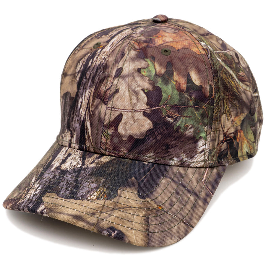 INTERBREED Mossy Oak Field Cap リアルツリー カモ柄キャップ 左斜め画像