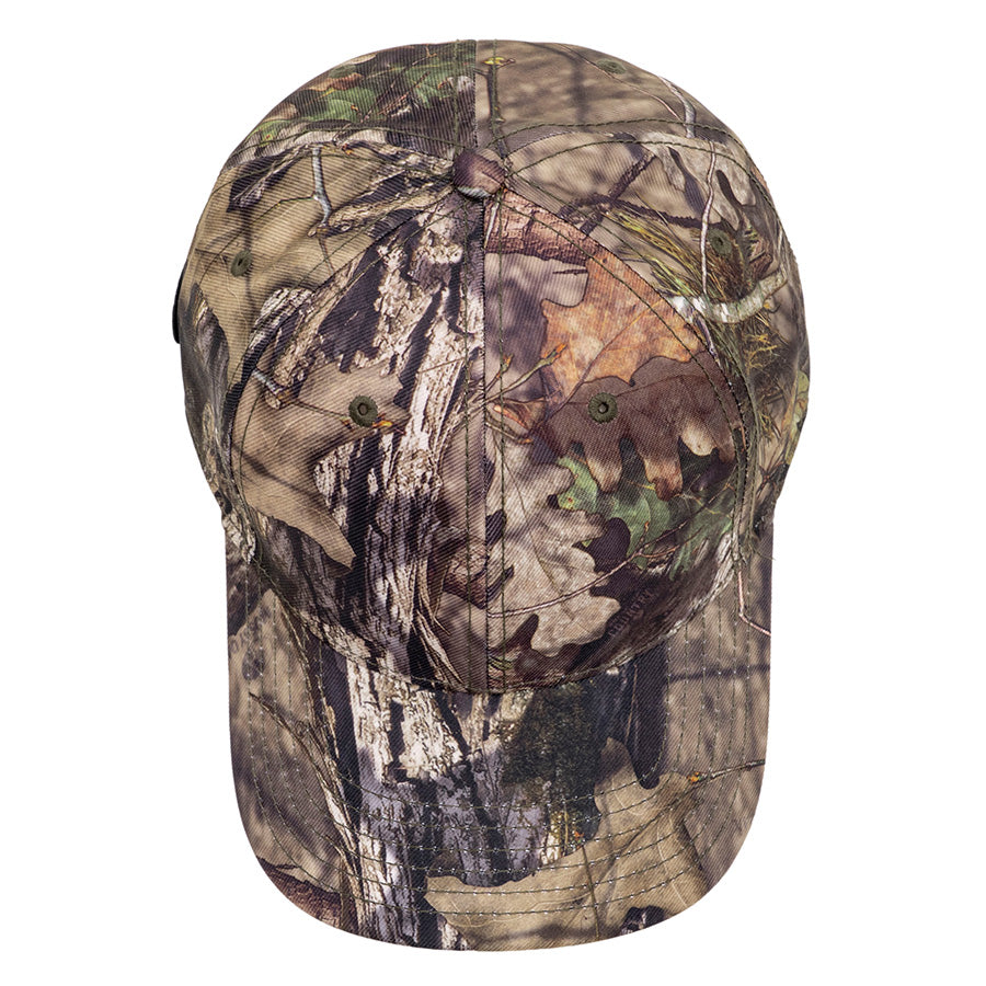 INTERBREED Mossy Oak Field Cap リアルツリー キャップ 上部デザイン