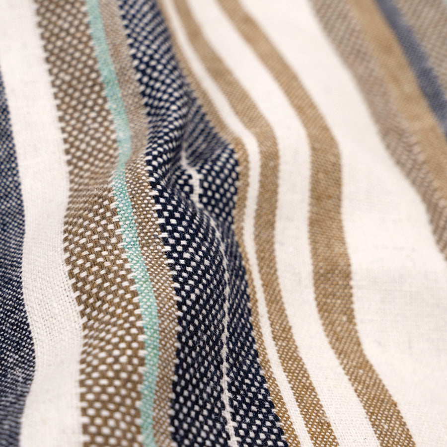 INTERBREED Multi Striped Summer Shirts ストライプ生地ディテール