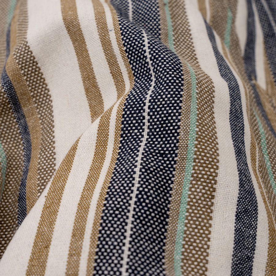 INTERBREED Multi Striped Summer Shorts ストライプ生地詳細