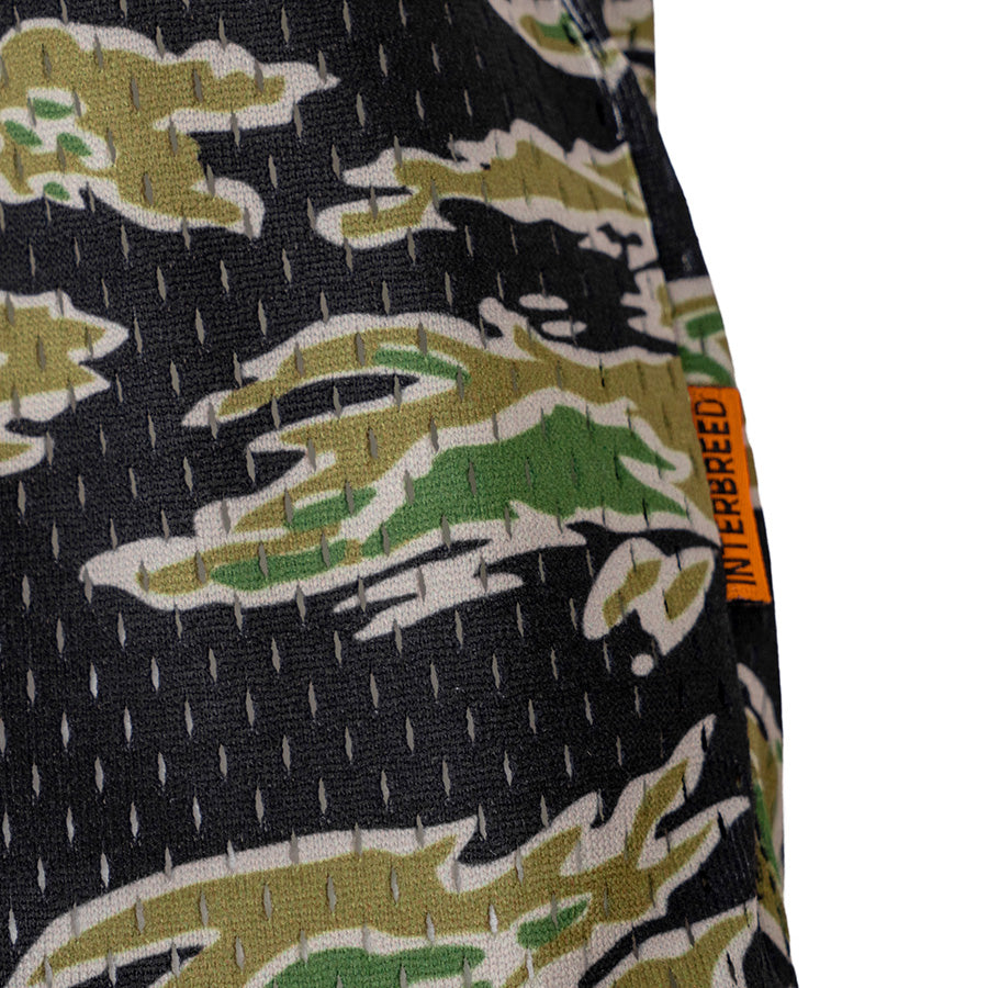 INTERBREED Airy Training Mesh Shorts ピスネーム ディテール