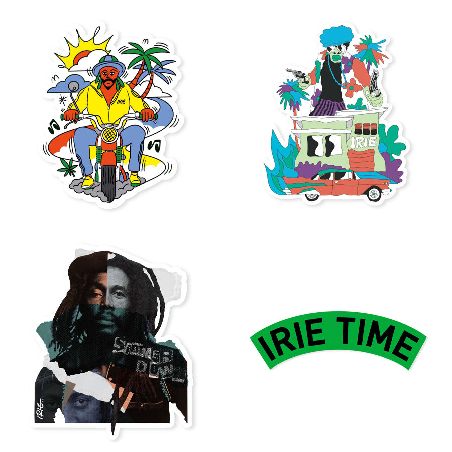 IRIE LIFE ( アイリーライフ ) WATERPROOF STICKER ステッカー 防水 耐水 屋外使用可能