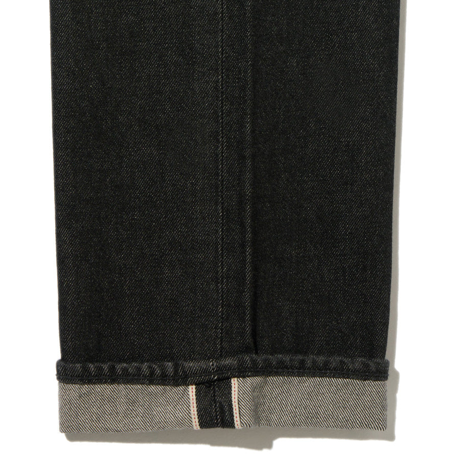 Levi's 501 ジーンズ ブラック セルビッチ ストレート メンズ