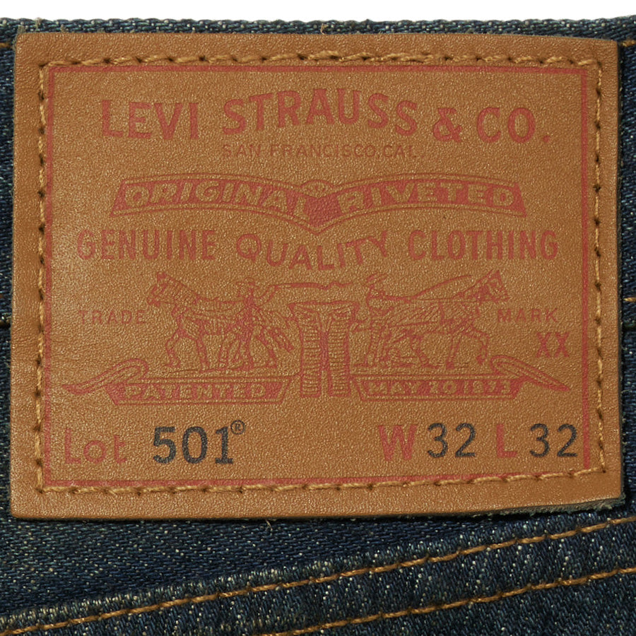 LEVI'S ( リーバイス )  501 オリジナルフィット ジーンズ ストレートデニム ダークインディゴ