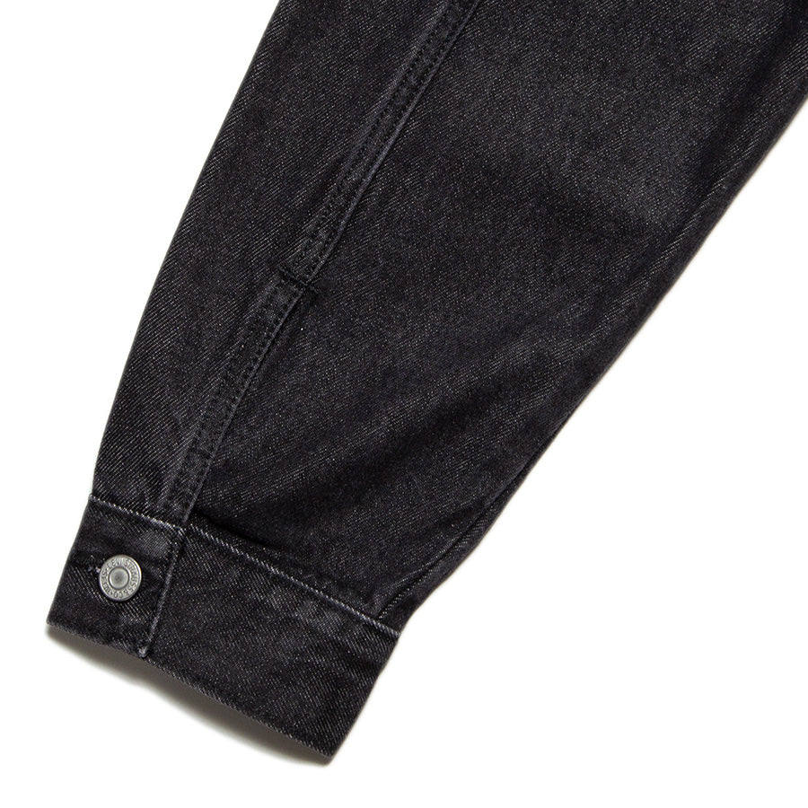 Levi's TYPE I トラッカージャケット セルビッジ ブラック メンズ