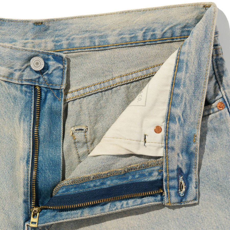 LEVI'S ライトインディゴ ジッパーフライ詳細