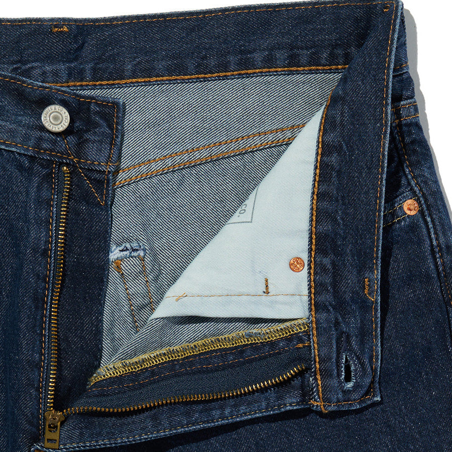 LEVI'S ミディアムインディゴ ジッパーフライ詳細