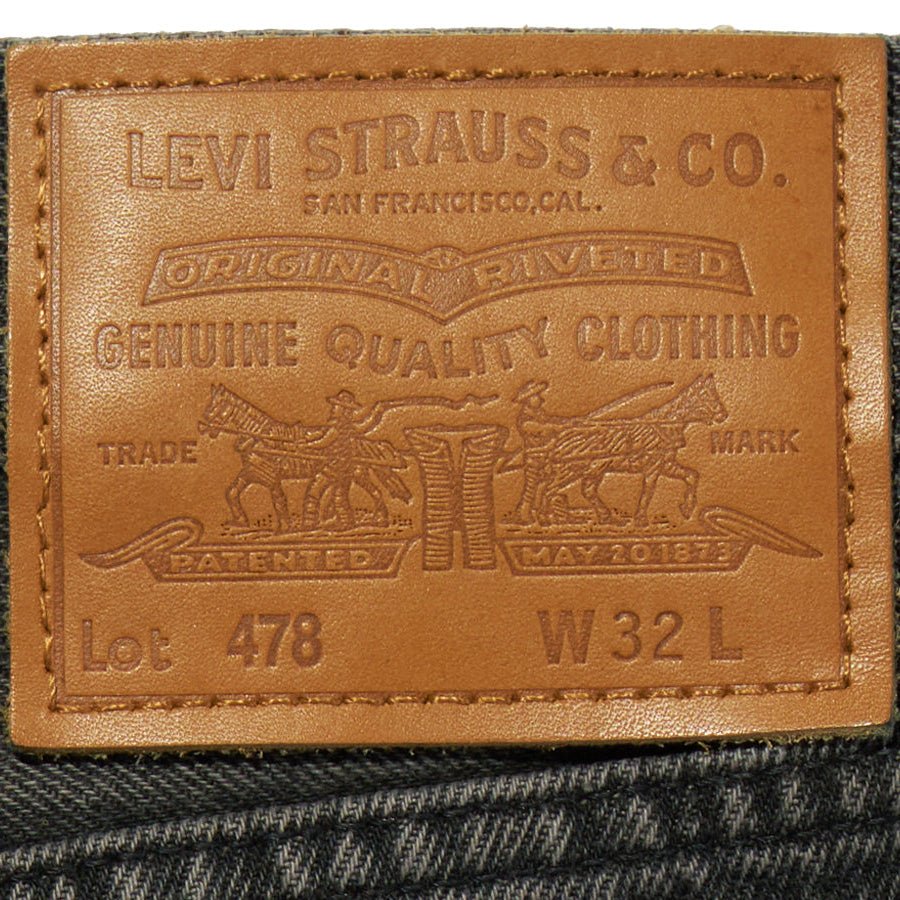 LEVI'S レザーパッチ ブラック