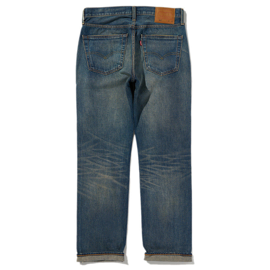 LEVI'S（リーバイス）501® ORIGINAL ジーンズ ミディアムインディゴ 平置き背面 005013906