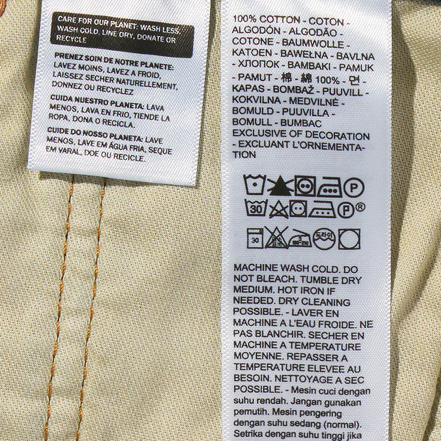 LEVI'S（リーバイス）501® ORIGINAL ジーンズ ミディアムインディゴ 製品タグ詳細 005013906
