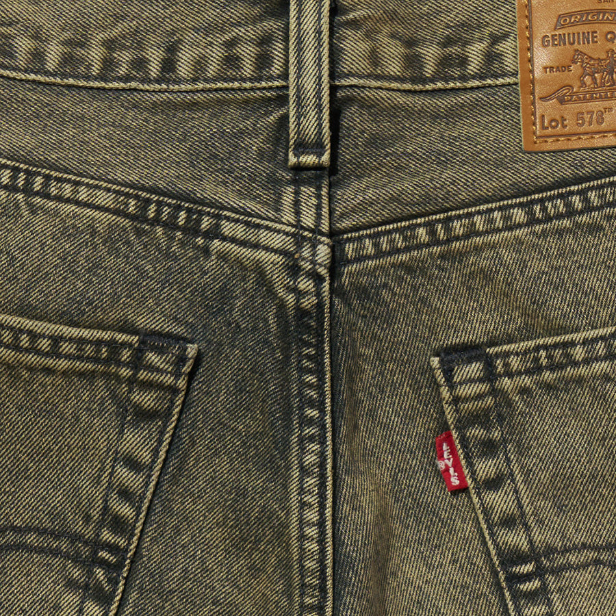 LEVI'S ( リーバイス ) 578™ バギージーンズ ブラウン 90s テーパード