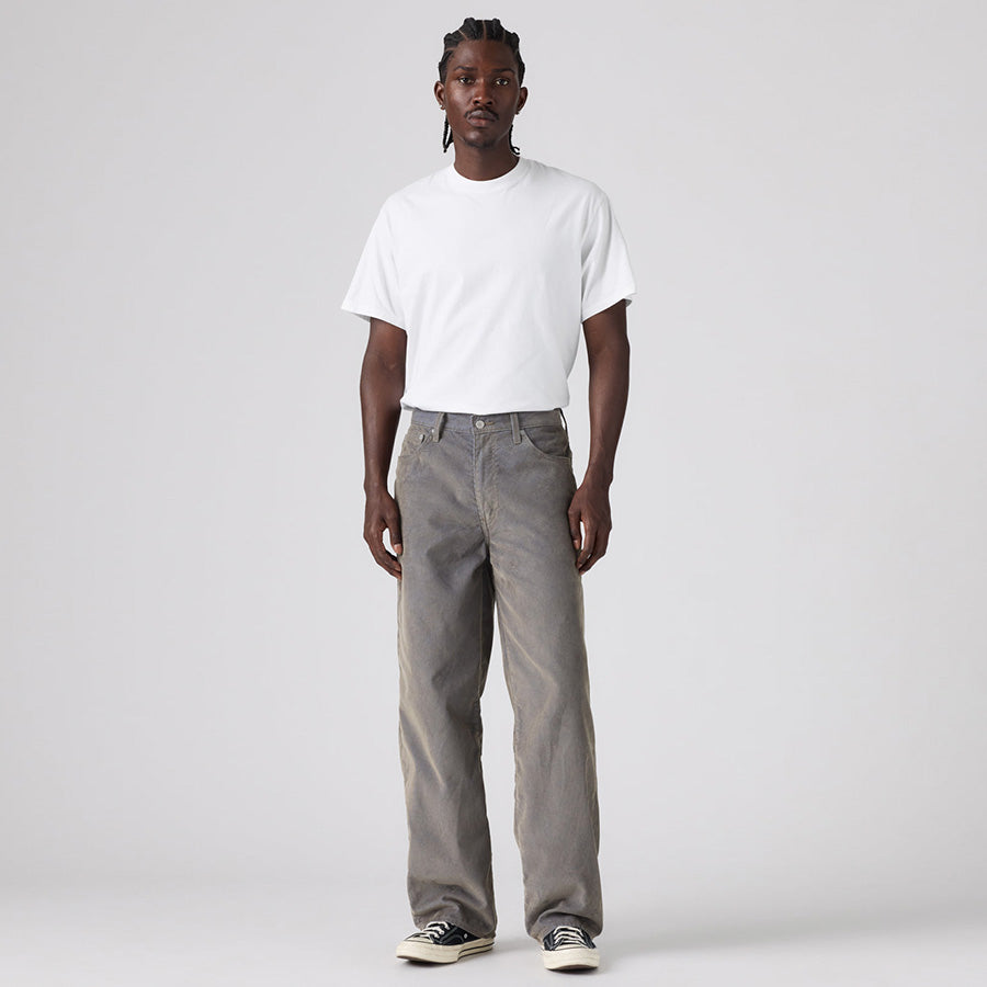 LEVI'S リーバイス 578 バギー コーデュロイパンツ グレー モデル着用 正面 全身 A47500137