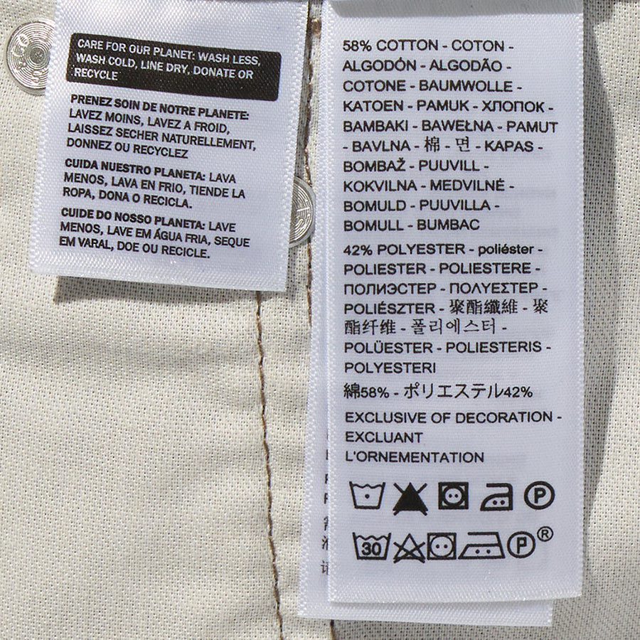 LEVI'S リーバイス 578 バギー コーデュロイパンツ グレー 製品タグ A47500137