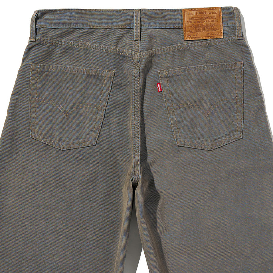 LEVI'S リーバイス 578 バギー コーデュロイパンツ グレー バック上部 A47500137