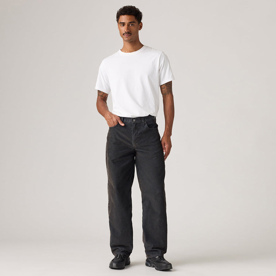 LEVI'S リーバイス 578 バギー コーデュロイパンツ ネイビー モデル着用 正面 全身 A47500156