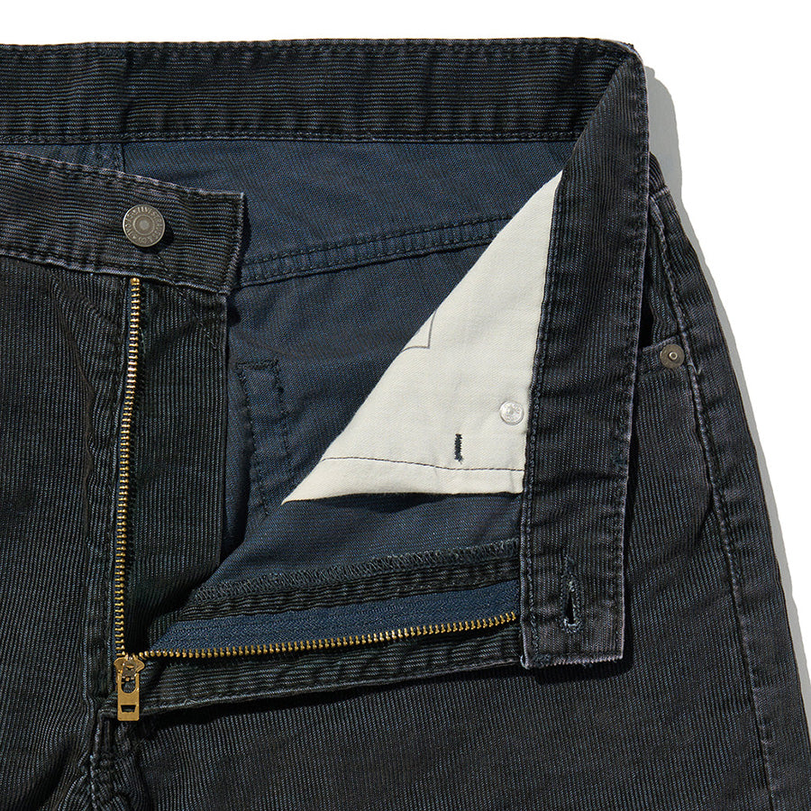 LEVI'S リーバイス 578 バギー コーデュロイパンツ ネイビー フロント上部 ファスナー開放時 A47500156