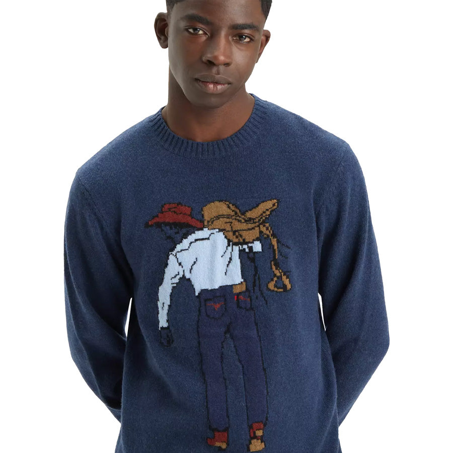 リーバイス セーター LEVI'S クルーネックセーター メンズ