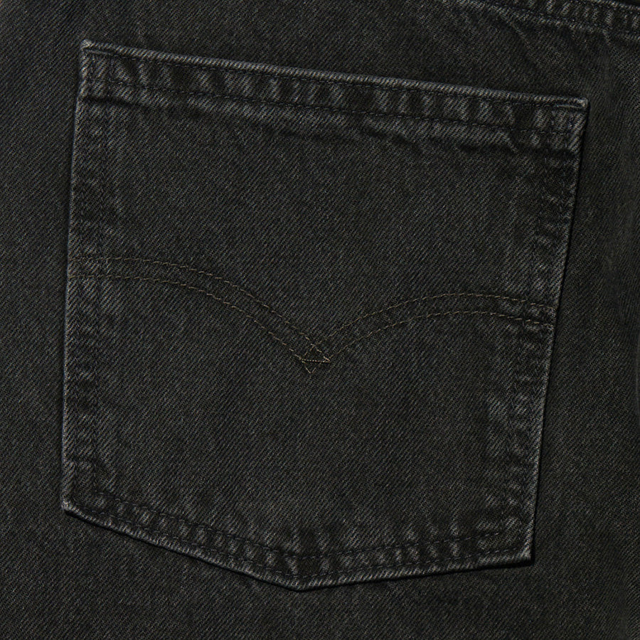 LEVI'S（リーバイス）BAGGY バレルジーンズ ブラック ヒップポケット 0057O0003