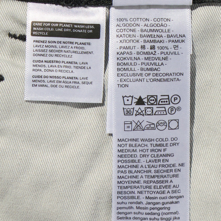 LEVI'S（リーバイス）BAGGY バレルジーンズ ブラック 製品タグ 0057O0003