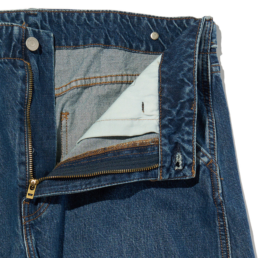 LEVI'S（リーバイス）BAGGY バレルジーンズ ミディアムインディゴ フロントファスナー開放時 0057O0001