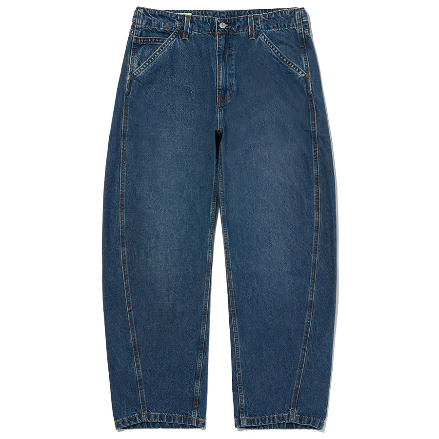 LEVI'S（リーバイス）BAGGY バレルジーンズ ミディアムインディゴ 正面 0057O0001