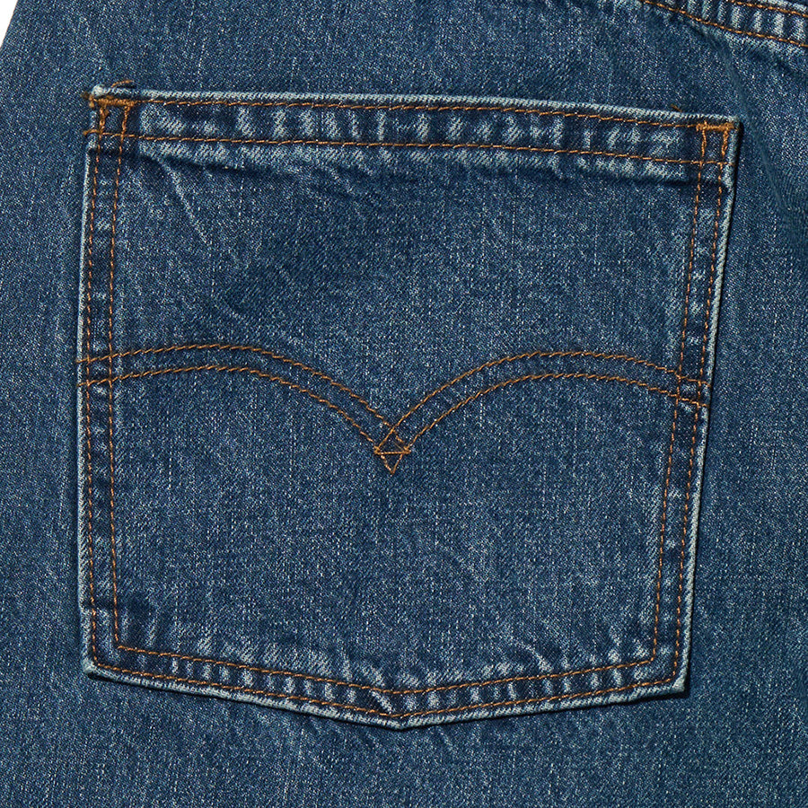 LEVI'S（リーバイス）BAGGY バレルジーンズ ミディアムインディゴ ヒップポケット 0057O0001