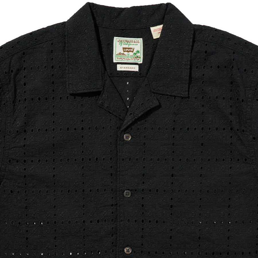 LEVI'S キャンプシャツ 襟ディテール