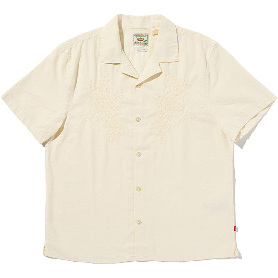 LEVI'S サンセットキャンプシャツ オートミール 正面平置き