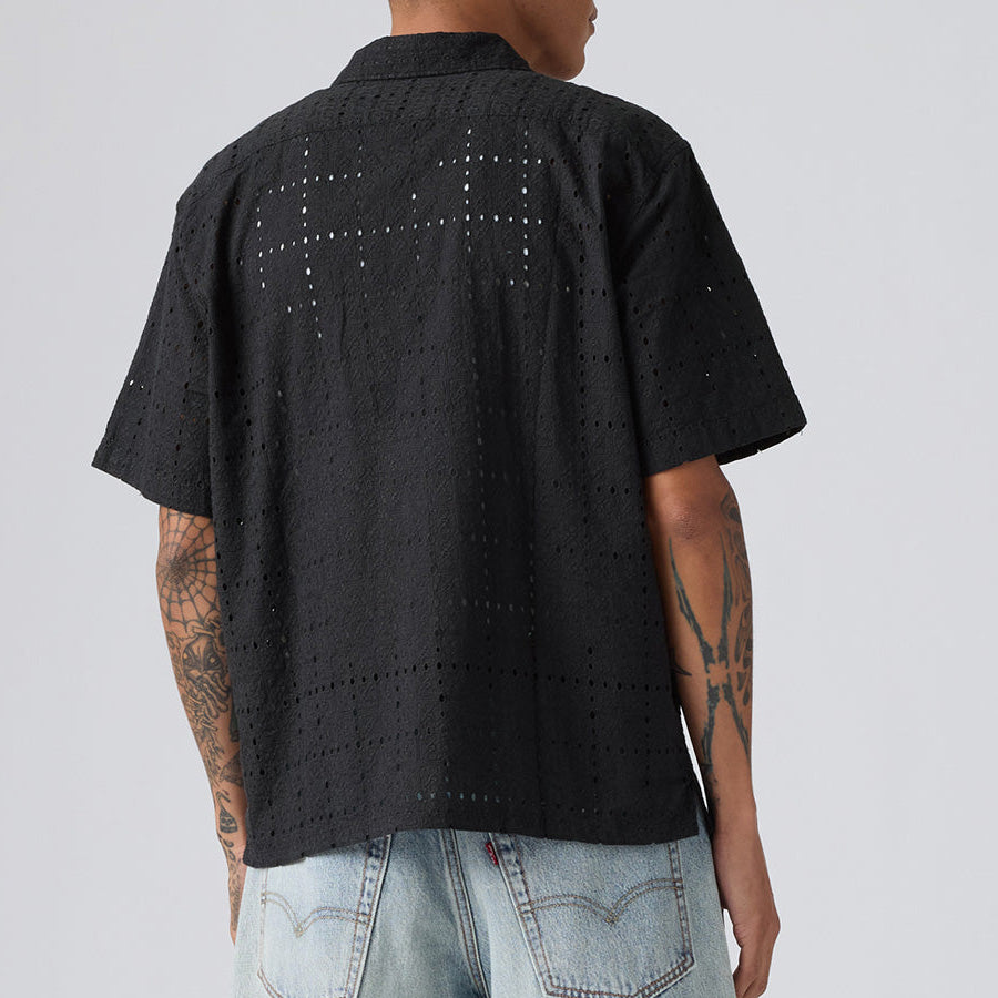 LEVI'S キャンプシャツ 着用 背面