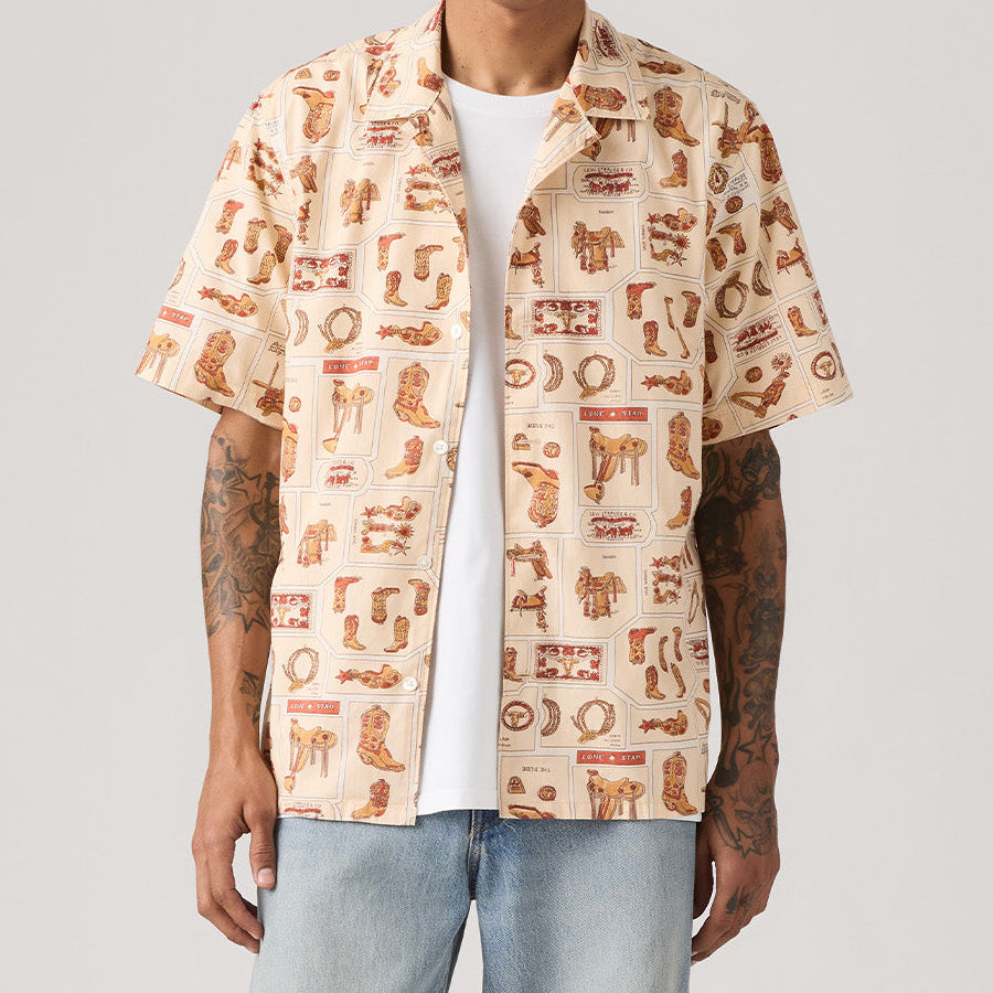 LEVI'S キャンプシャツ 着用 正面